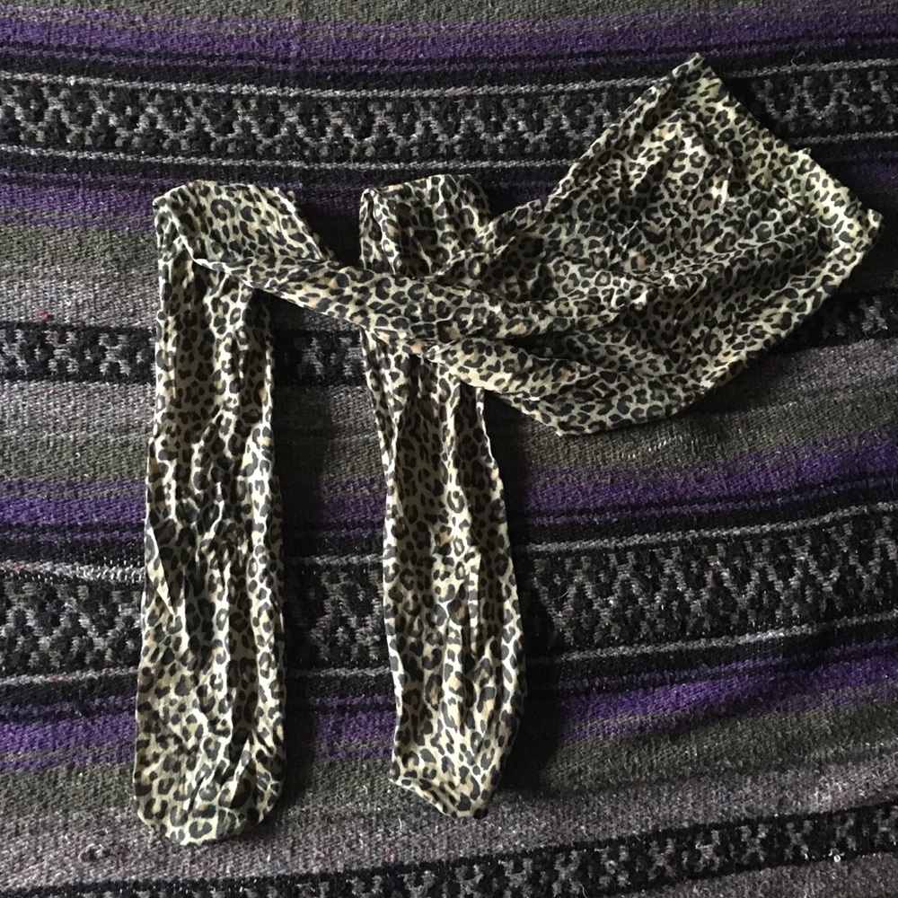 Leopard tights!!
